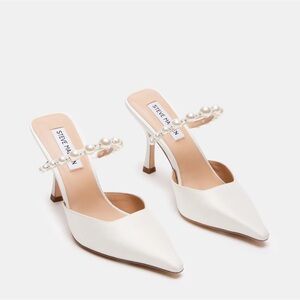 Steve Madden BRECKI Pearl White Heels